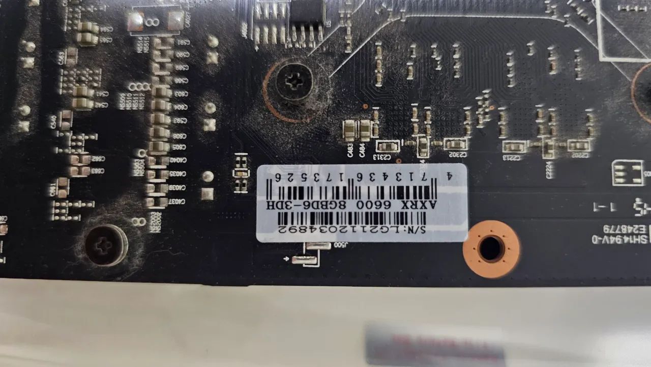 Placa de Vídeo PowerColor AMD Radeon RX 6600 8GBD6-3DH. - Foto 2