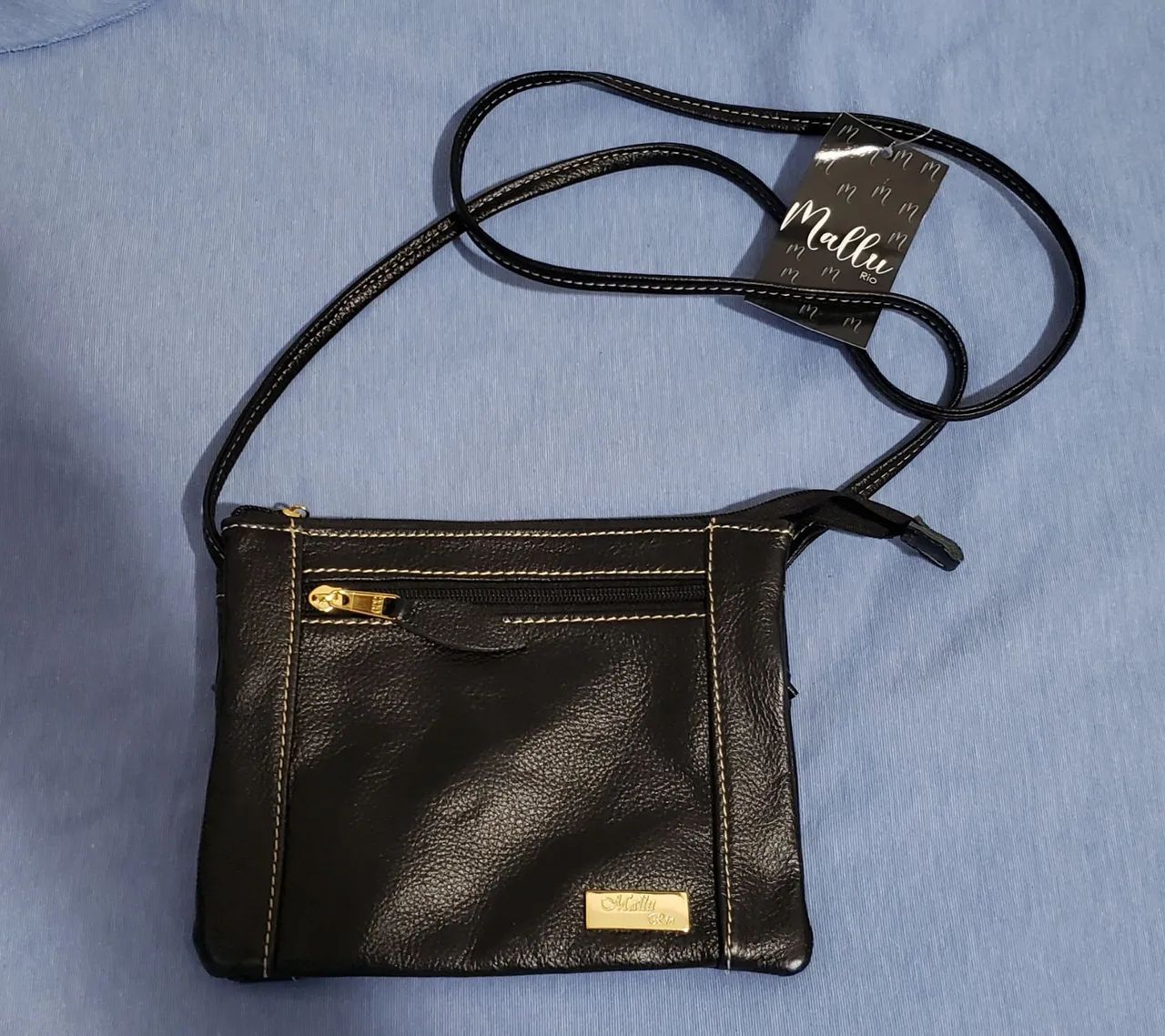 Bolsa em Couro Mallu Rio Black