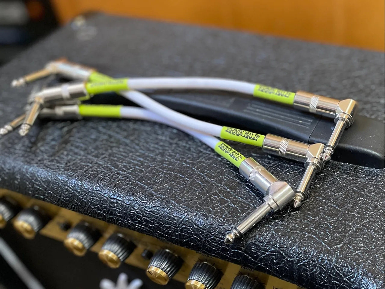 Cabos Patch Ernie Ball para Pedalboard - Kit c/ 3un