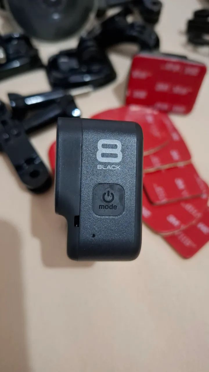 Gopro 8 Black + Suporte Peito p/ Celular  - Foto 3