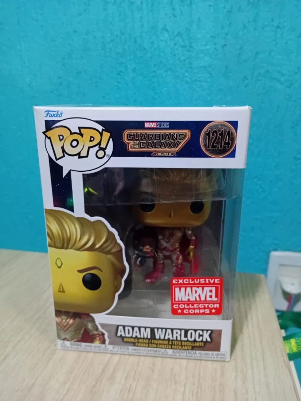 Funko Pop! Marvel Guardiões da Galaxia 3 Adam Warlock Marvel Collector Corps 1214 - Foto 2