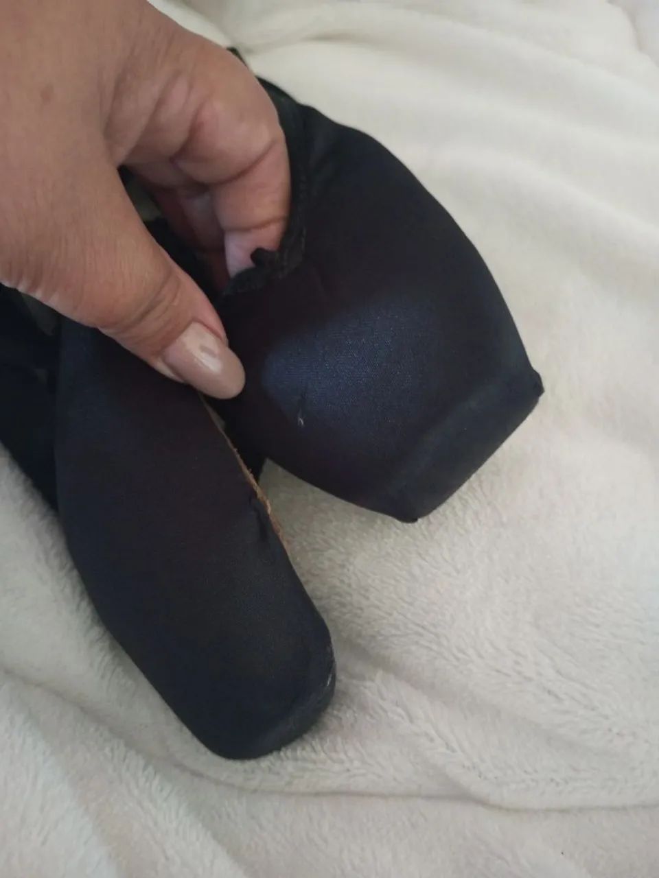 Sapatilha de balé infantil com ponteira  - Foto 4