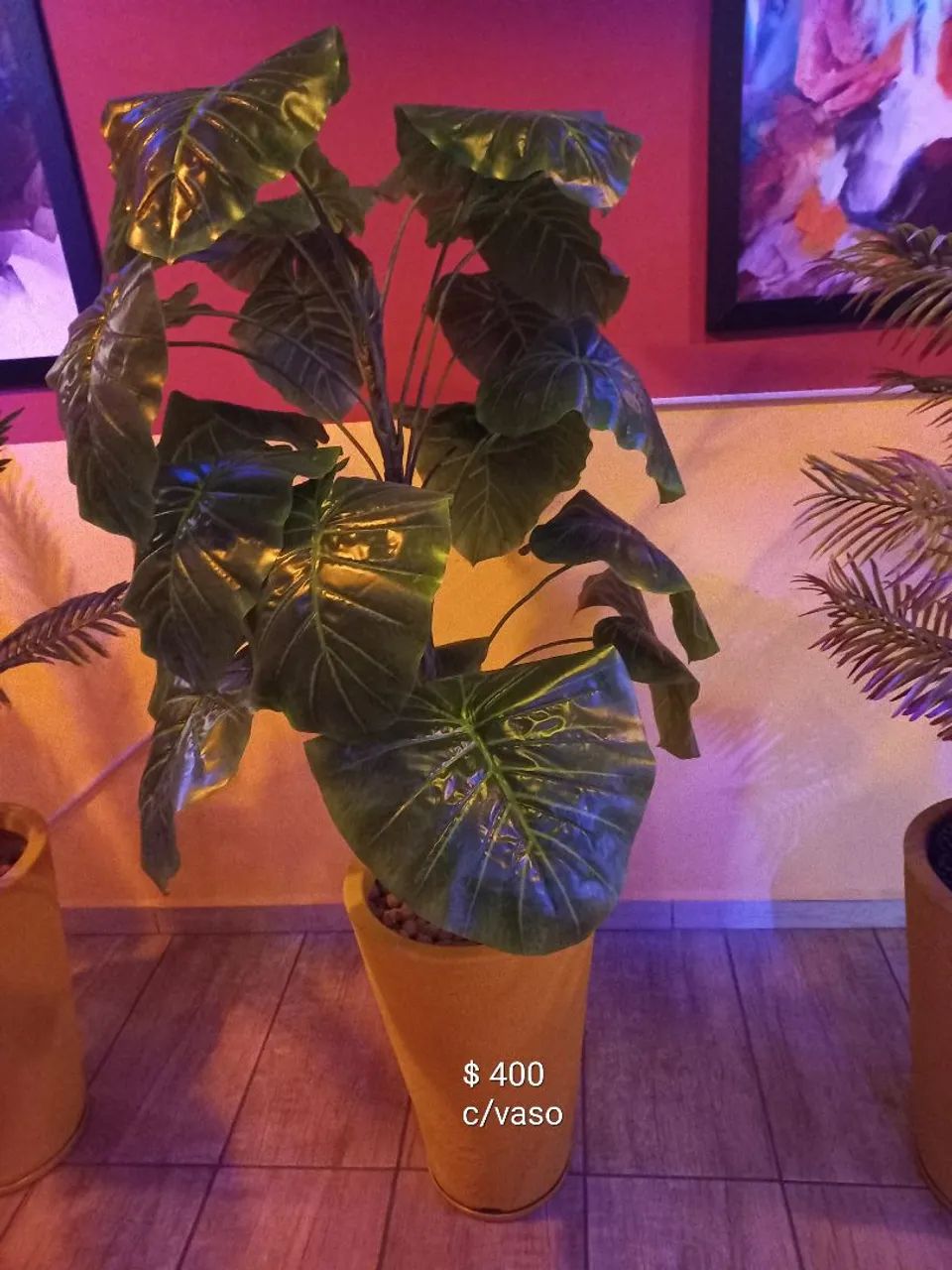 Folhagem flores plantas artificial  - Foto 4