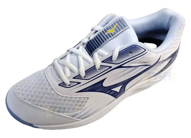 Tenis Mizuno Cyclone Speed 5 Quadras bco/azl - Foto 2