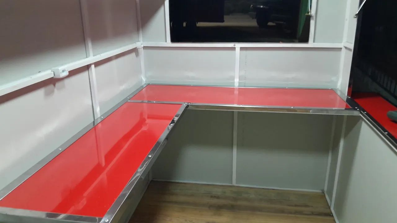 Trailer para Food Truck Vermelho - Foto 3