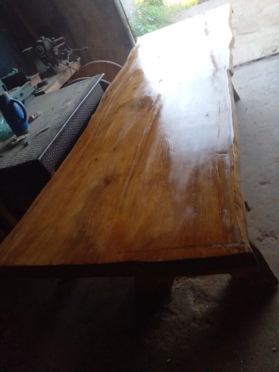 Mesa de madeira rústica - Foto 2