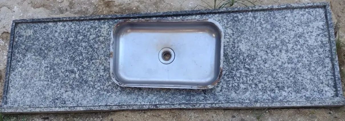 PIA DE COZINHA: BANCADA+ CUBA+VÁLVULA AMERICANA - Foto 2