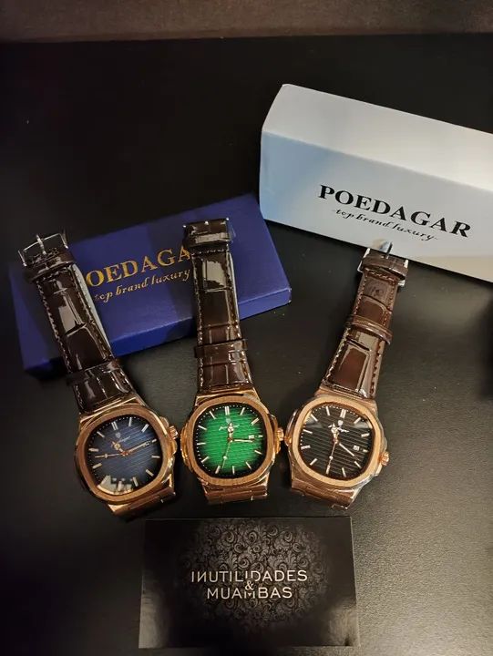Relógio de pulso masculino Poedagar NOVO ORIGINAL