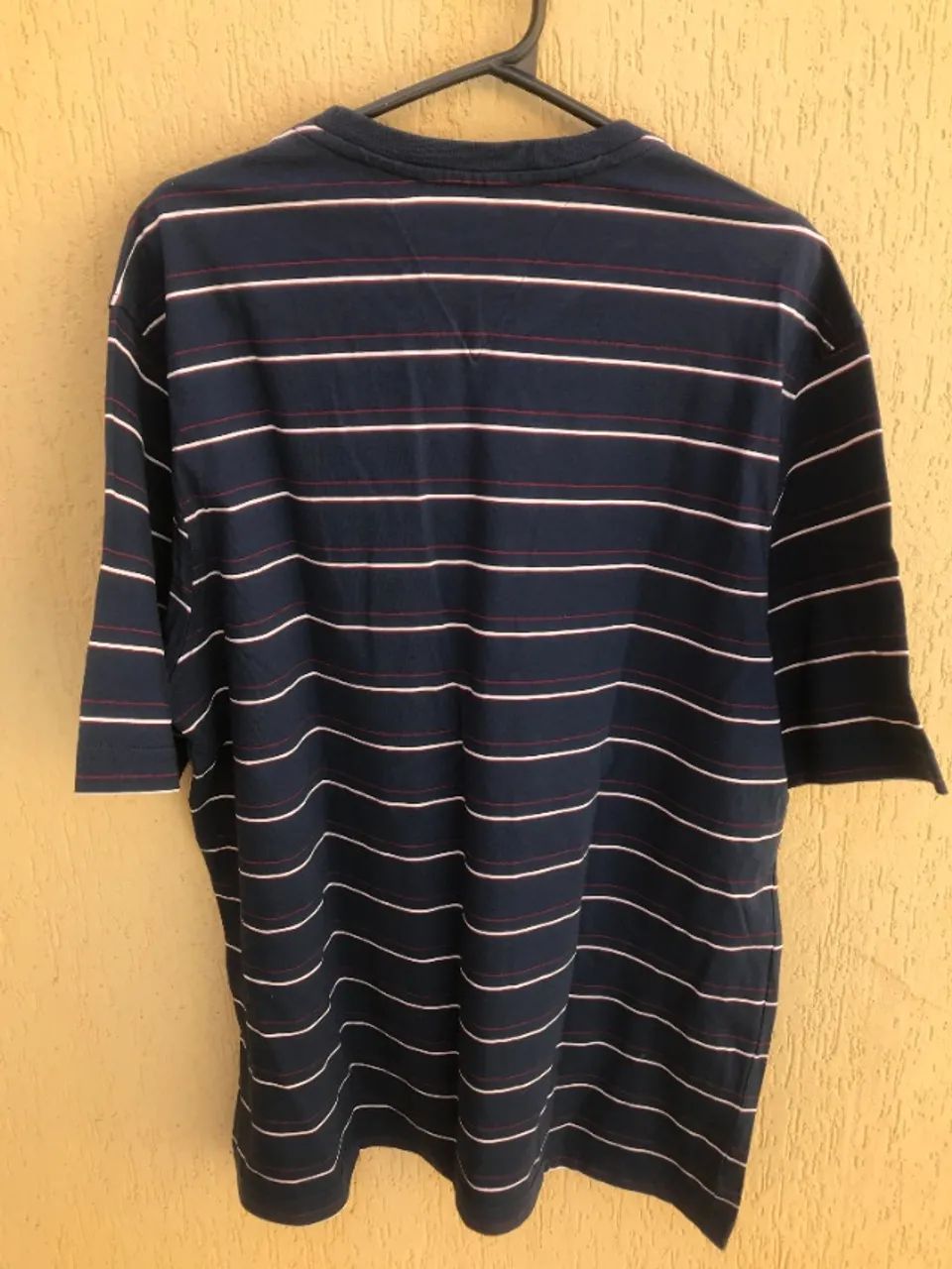 Camiseta Marinho de Listinha - Foto 5