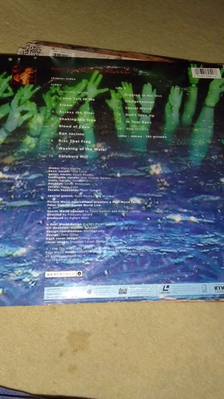 LD Peter Gabriel: Secret world live