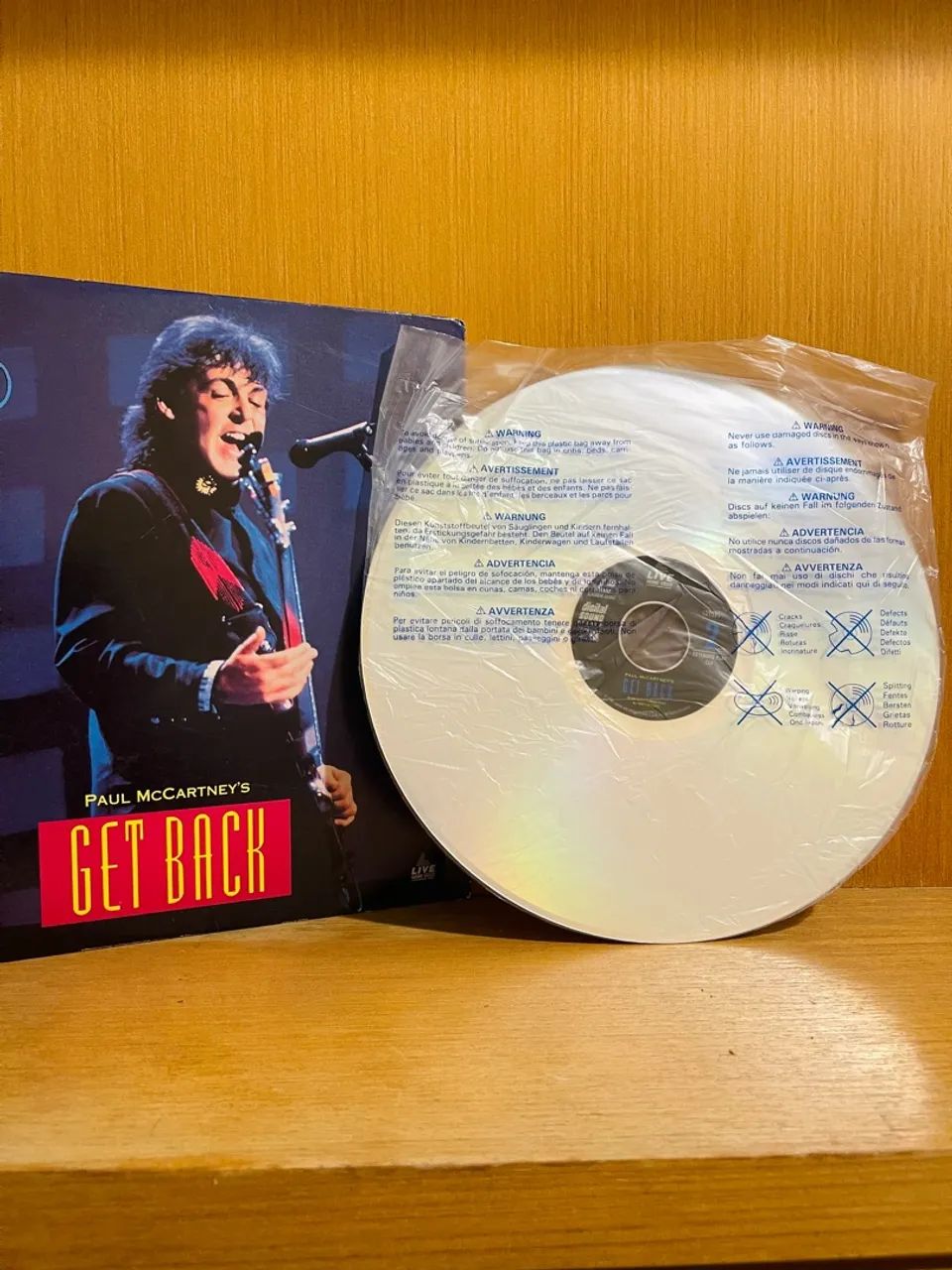 Paul McCartney Get Back Laser Disc LD importado - Foto 4