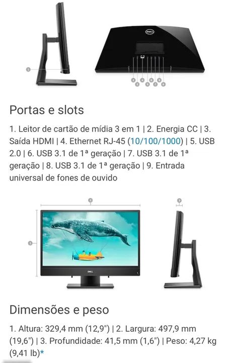 Dell inspirion 3277 All in One - Foto 5