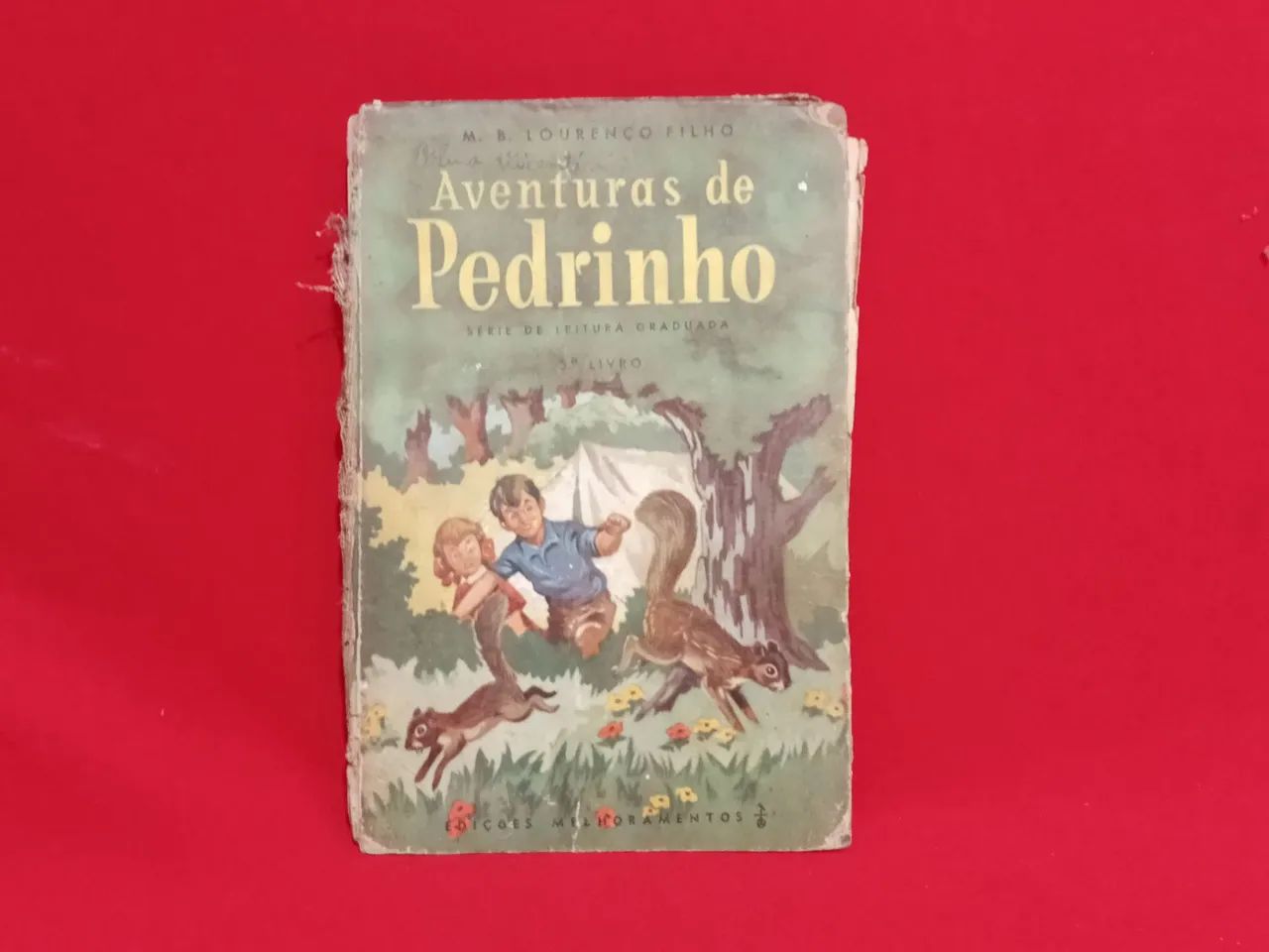 Livro Antigo 1955 Aventuras de Pedrinho 3l