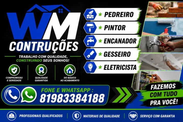 PEDREIRO,ENCANADOR,PINTOR, GESSEIRO E ELETRICISTA - Foto 5