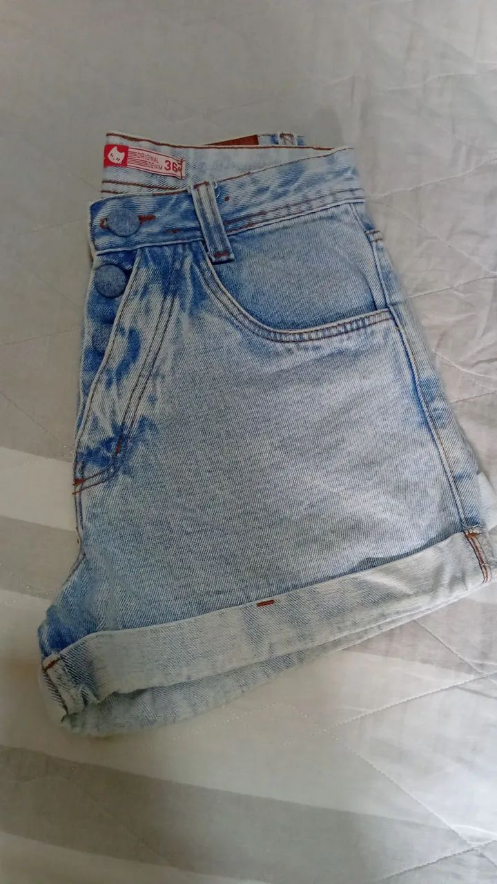 Short Jeans Mom Gata Jeans - Estilo Retrô Perfeito!