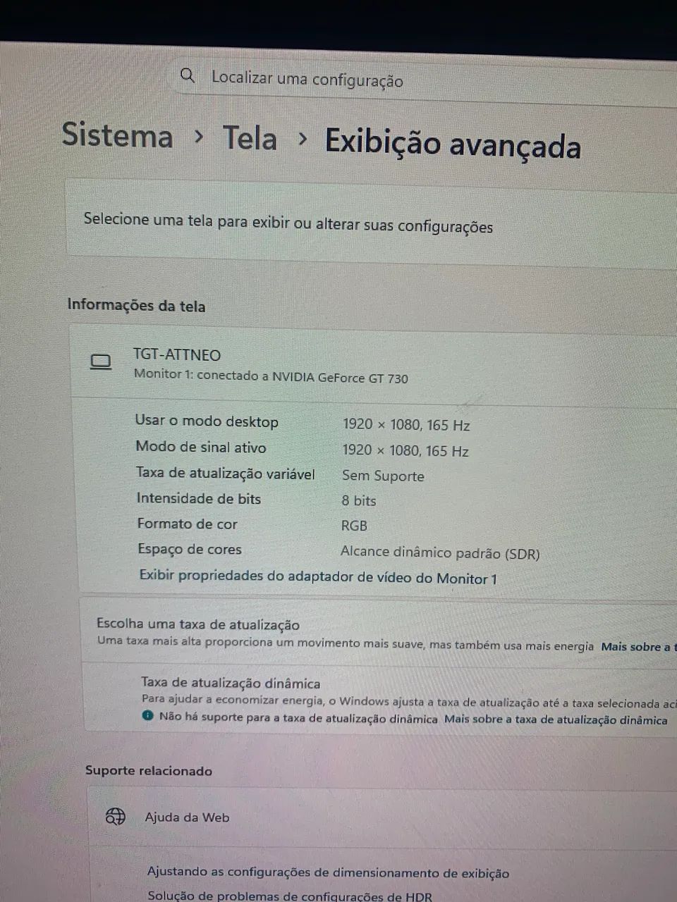 Monitor Target 165hz 24 polegadas  - Foto 3