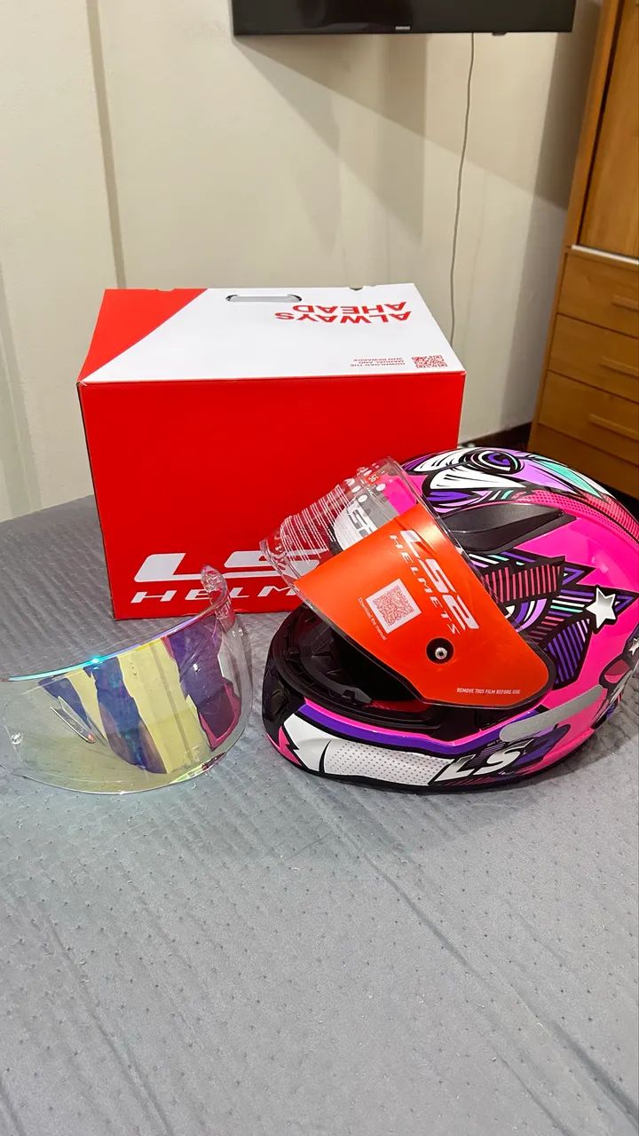 Capacete LS2 RAPID KHAN NOVO  - Foto 3