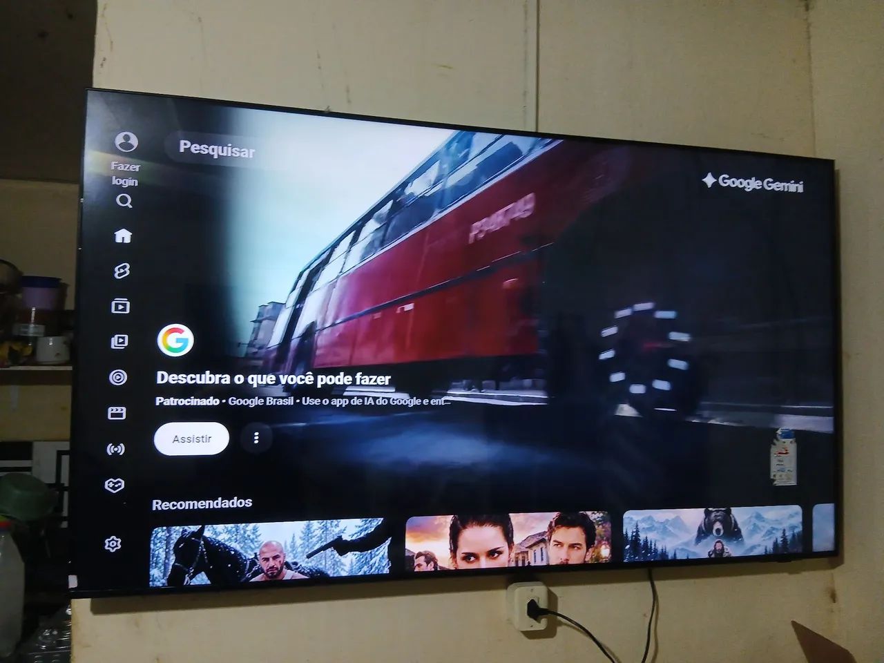 Vendo esta tv 65 polegadas samsung 4k Qled na caixa nota fiscal e garantia do fabricante  - Foto 2
