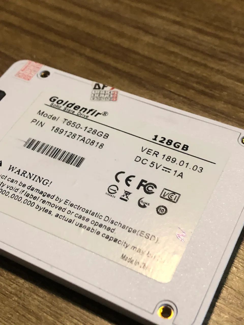 SSD 128GB428512855826124801