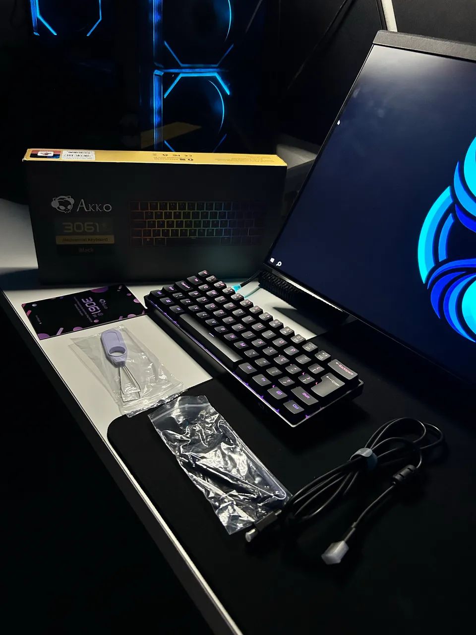 TECLADO MECÂNICO AKKO 3061s (NOVO) - Foto 3