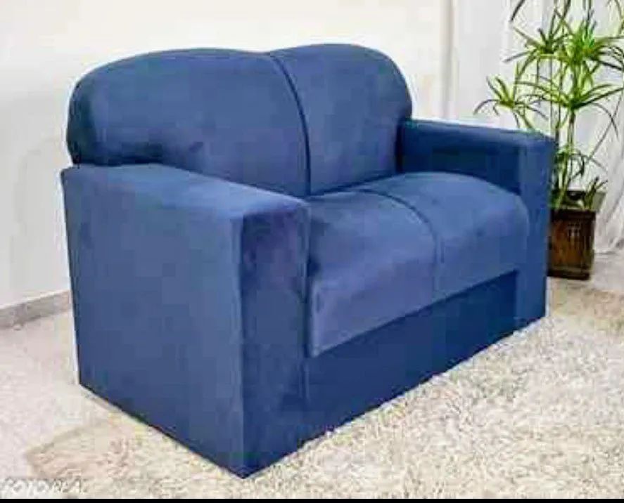 Sofá Xaropinho Suede 2 lugares / várias. Cores / pague na entrega  - Foto 2