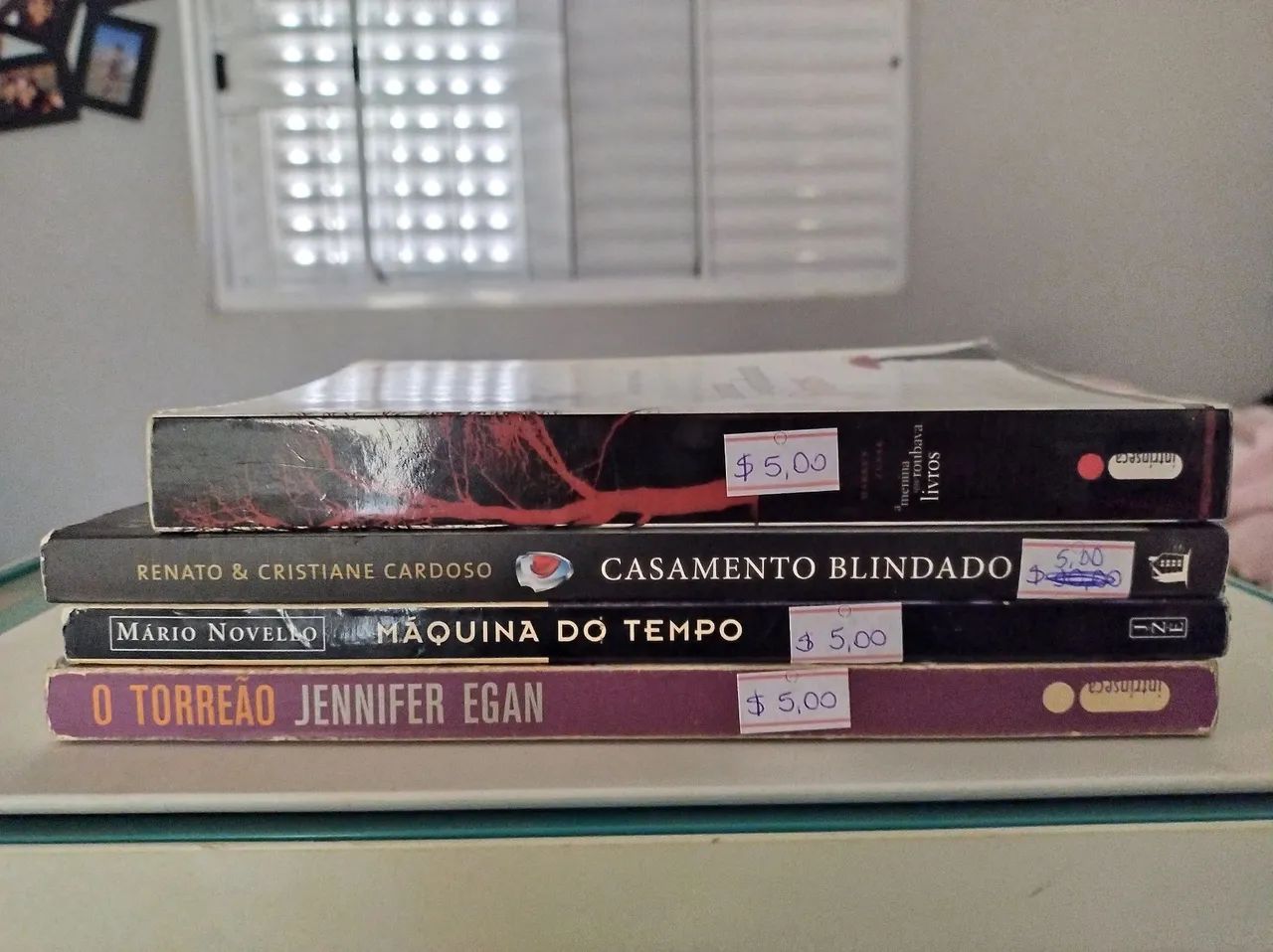 Livros usados 5,00 cada