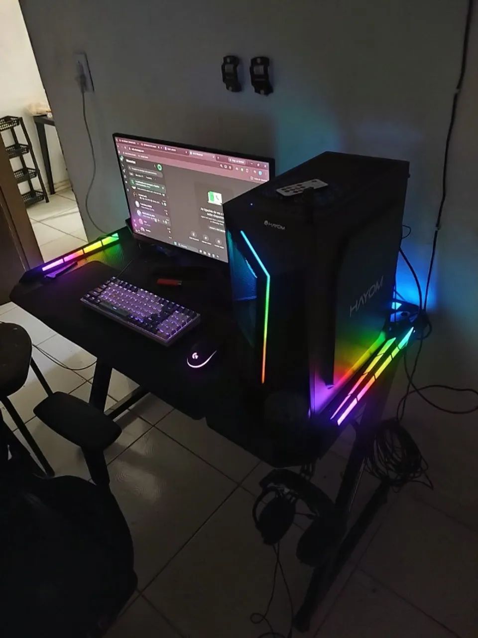 Mesa para PC - Mesa superframe epic RGB - Foto 3
