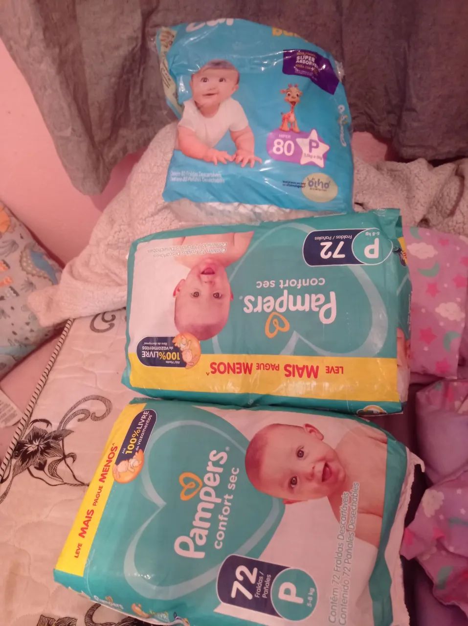 Fralda que sobraram da minha filha preço bom ou pode negociar  - Foto 4