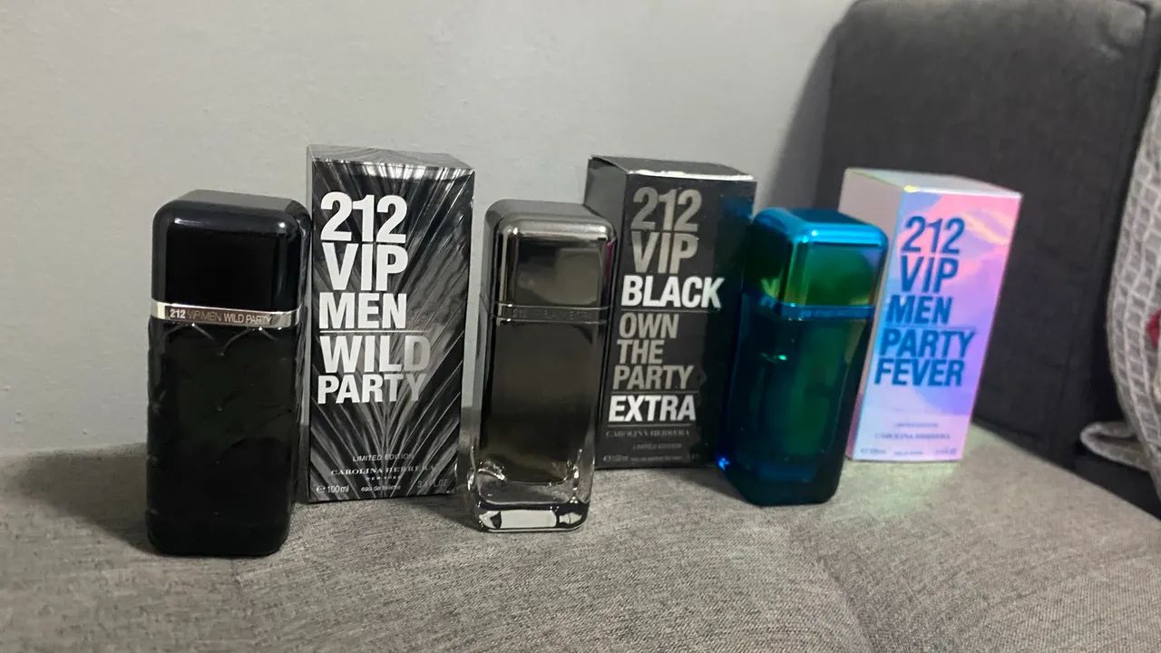 PERFUMES RAROS 212 VIP Men Party Fever - Black Extra - Wild Party