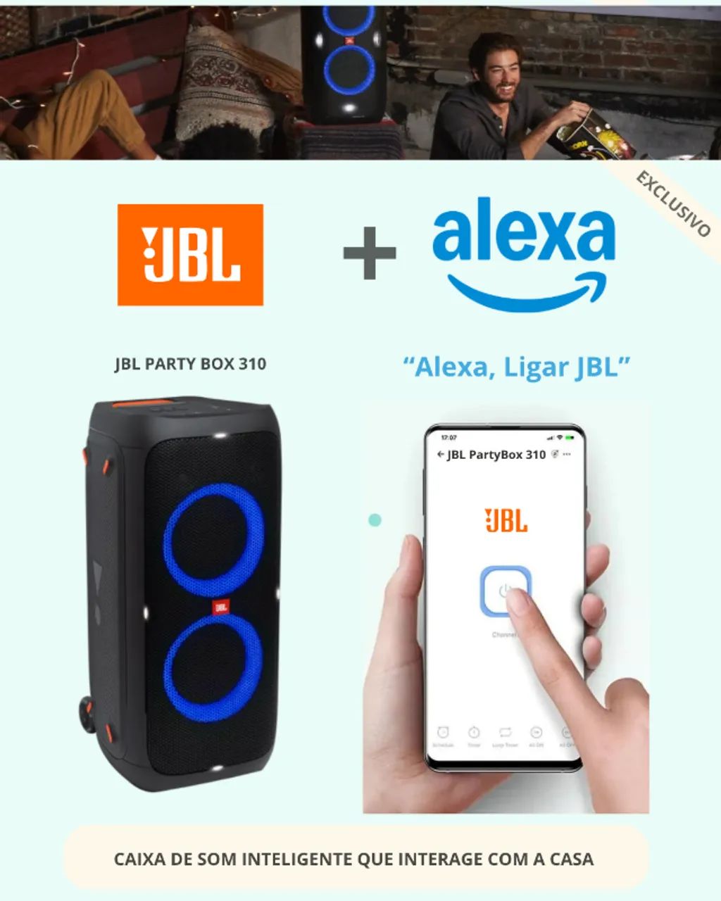 JBL PartyBox 310 Smart Alexa / Exclusiva  - Foto 4