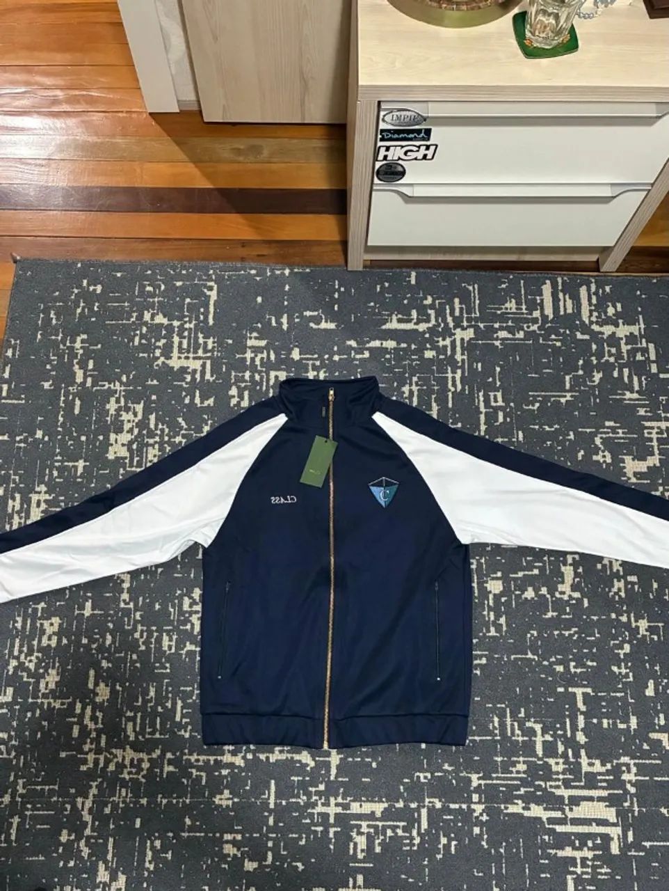 TRACK JACKET CLASS "PIPA C" NAVY/WHITE