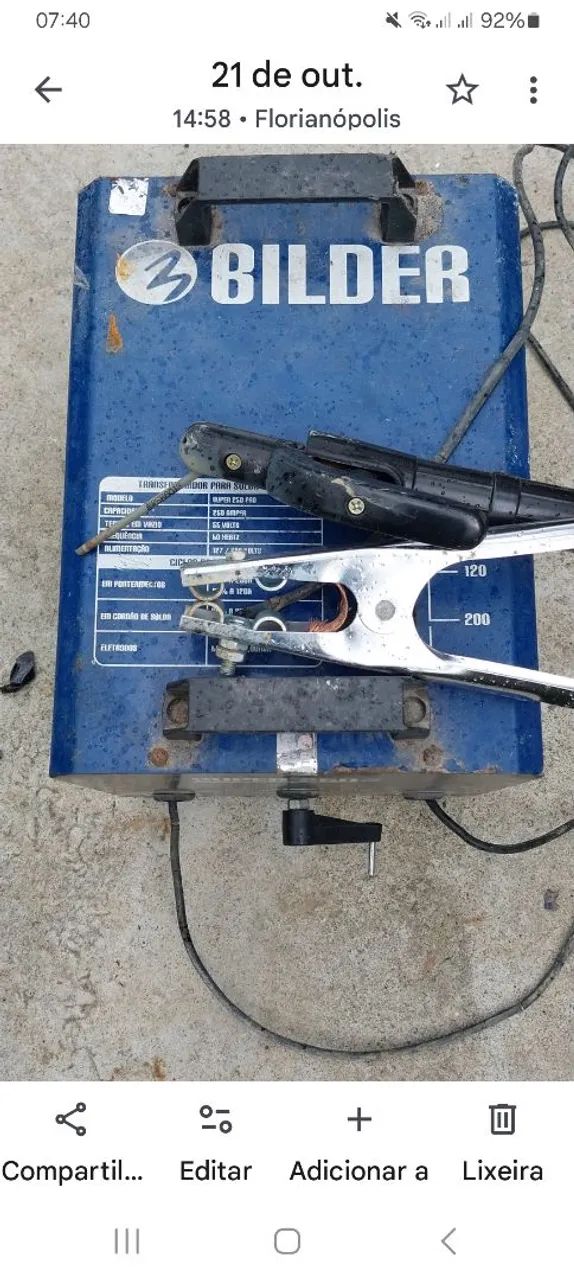 Máquina de solda 
