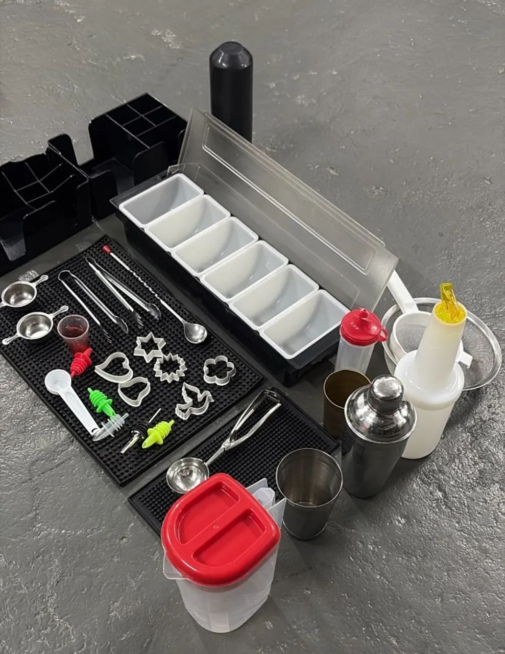Kit Bartender Profissional Completo + Acessórios | Ideal p/ Bar, Restaurante e Drinks