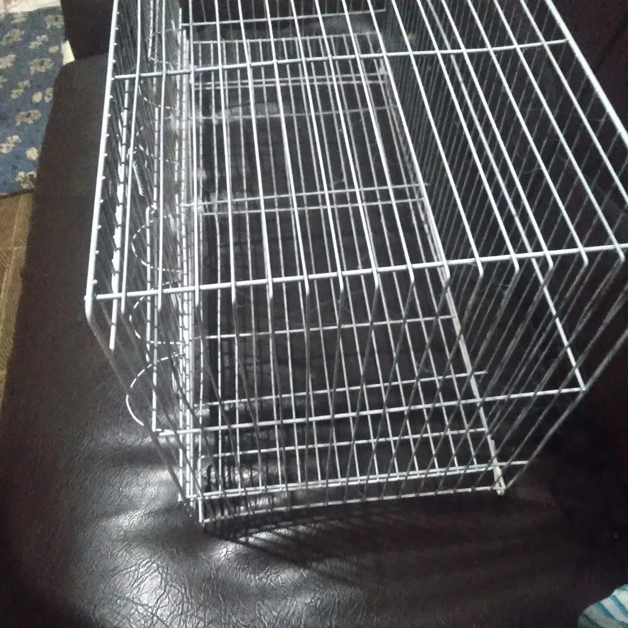 Gaiola grande com duas portas e comedouros - Foto 3