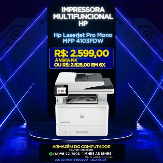 IMPRESSORA MULTIFUNCIONAL HP 