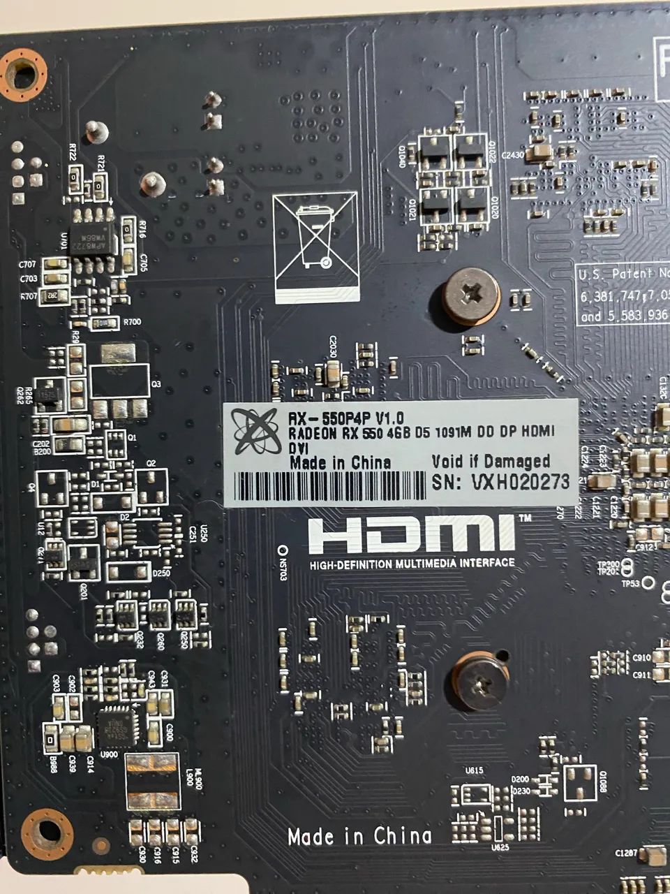 Placa de vídeo RX 550 4GB XFX - Foto 5