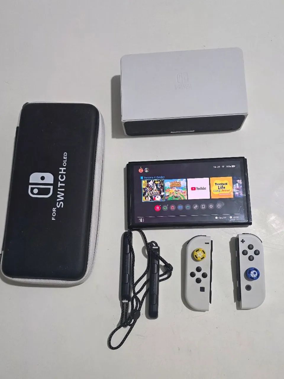 Nintendo Switch Oled + Película + Case - Foto 3