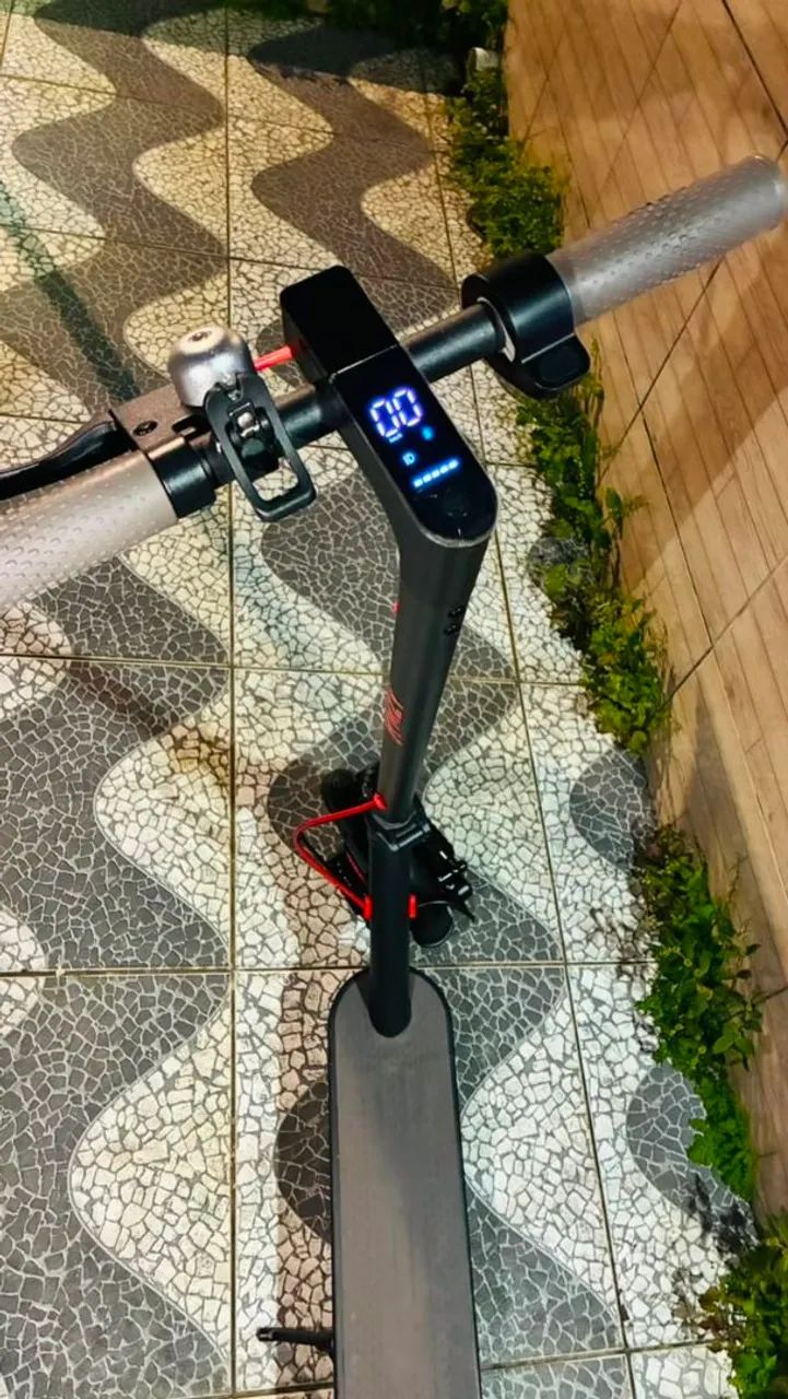 Patinete eletrico com amortecimento novo - Foto 3