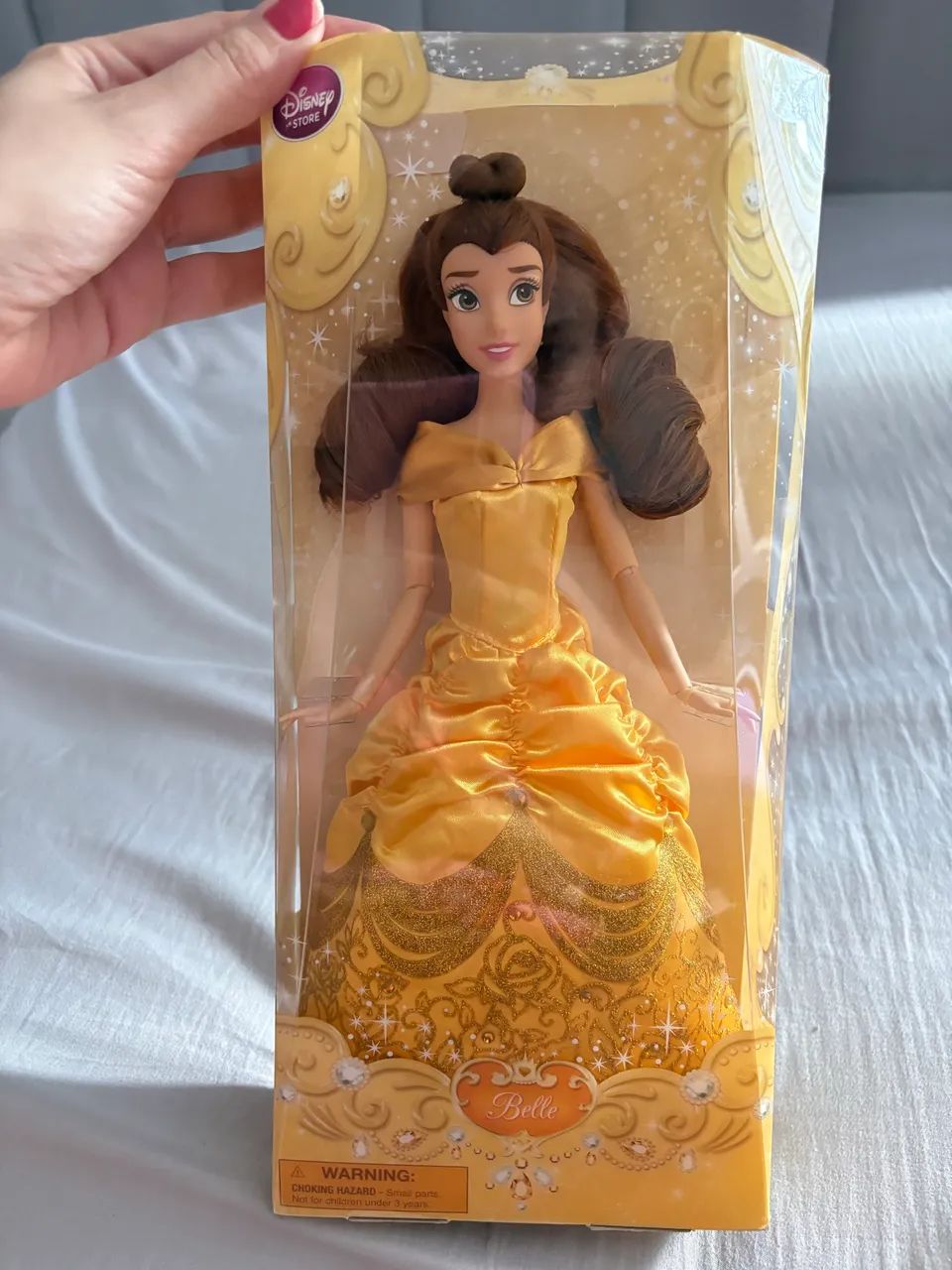 Boneca Bela - A Bela e a Fera - Original Disney (Item de coleção)