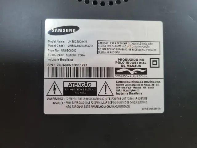 TELEVISÃO SAMSUNG 55 POLEGADAS COM DEFEITO.     - Foto 4