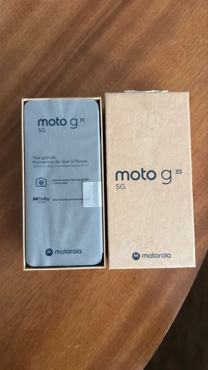 Celular Motorola Moto G35 256GB Cinza 