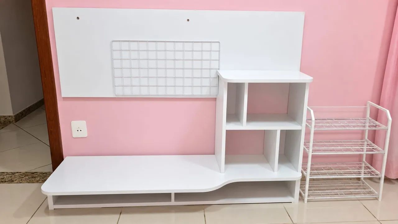 Estante De Mdf Branca 