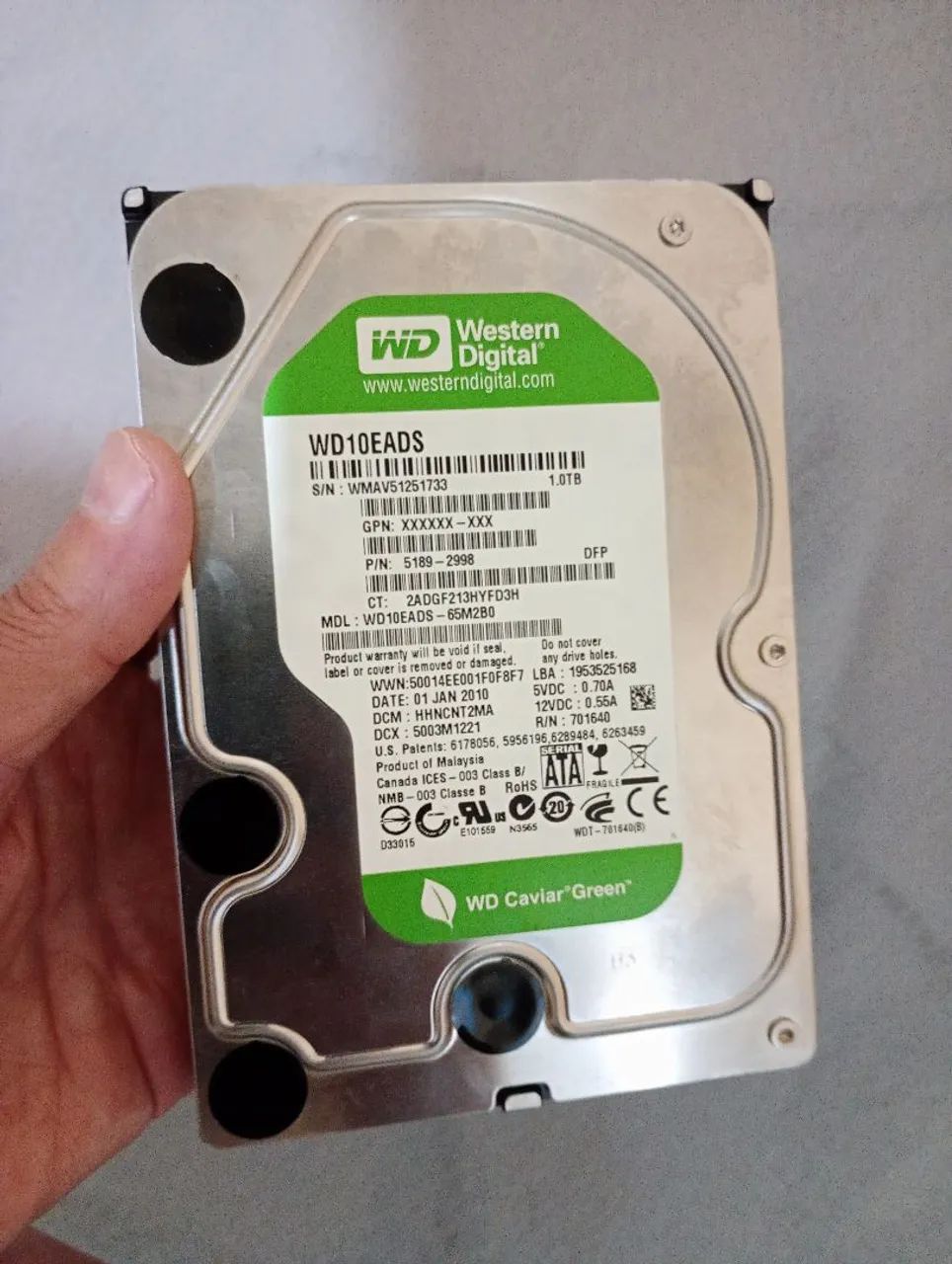 Vendo HD sata 1 tera saudável  - Foto 4