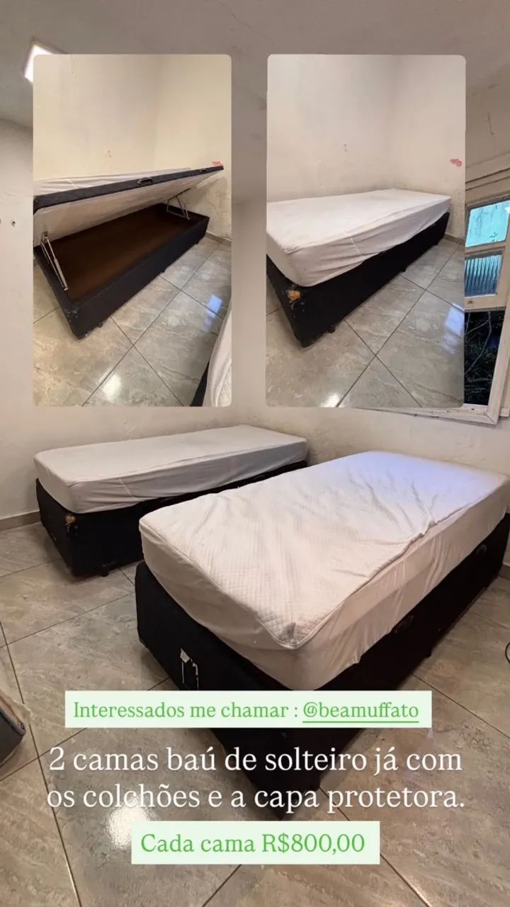 Cama box baú solteiro  - Foto 3