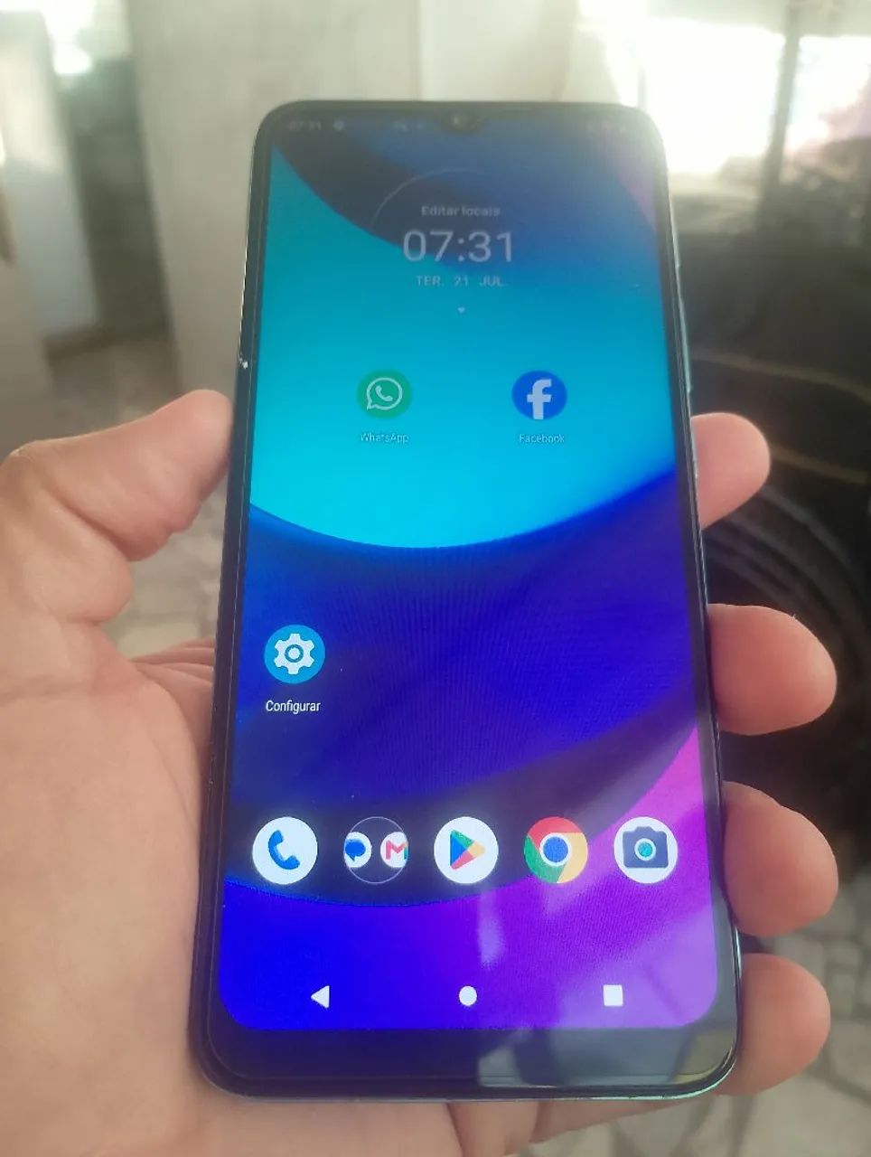 Celular moto E20 com impressão digital 2 Chips desbloqueados 