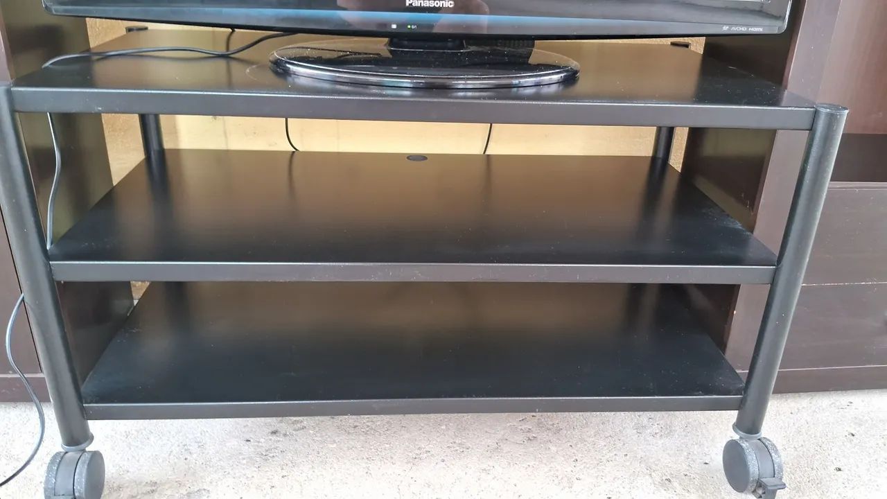 TV Panasonic LCD 42 polegadas + Rack Airon de aço + 2 estantes PARA SAIR HOJE - Foto 3