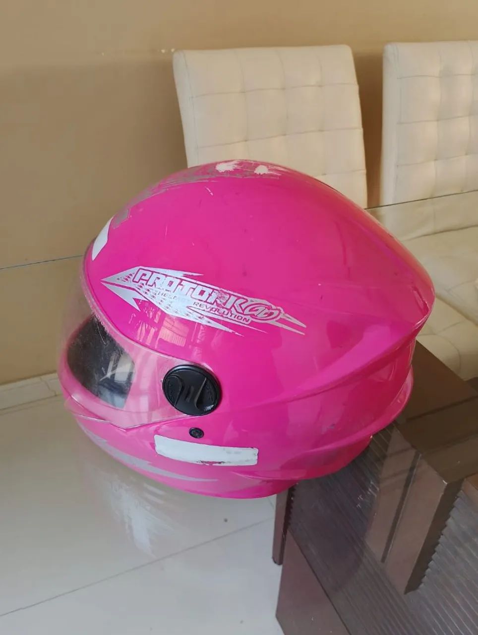 Capacete rosa  - Foto 3