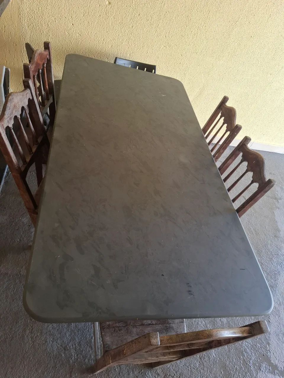 Mesa ardósia com 6 cadeiras  - Foto 2