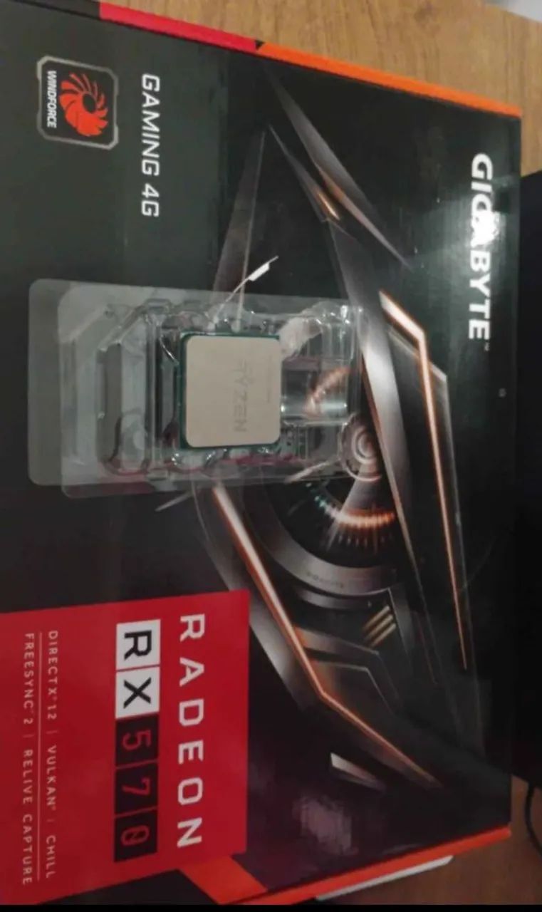 Rx570 + Ryzen 3 2200g