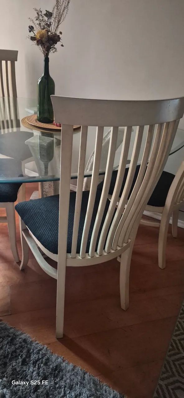 Cadeiras avulsas ou com mesa de jantar - Foto 4